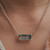 Aquamarine Baguette Pendant, Palette - By tf, tomfoolery