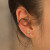 Emerald Deco Point Triangle Single Stud, Jennie Kwon, tomfoolery