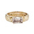 Golden Clova Solitaire Ring, Ciara Bowles, tomfoolery