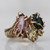 One-Of-A-Kind Sapphire Eyes Wide Open Ring, Alice Clarke, tomfoolery