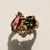 One-Of-A-Kind Sapphire Eyes Wide Open Ring, Alice Clarke, tomfoolery