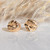 Gold Apple Studs, Issy White, tomfoolery