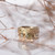 Diamond Oak Trio Ring, Issy White, tomfoolery