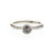 Skinny Salt and Pepper Diamond Oak Solitaire Ring, Issy White, tomfoolery