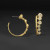 Asterales Modernist Hoop Earrings, Alexis Bittar, tomfoolery