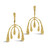Brut Gold Mobile Earrings, Alexis Bittar, tomfoolery