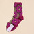 Murano Transparent Socks Fuchsia, Atelier St Eustache, tomfoolery