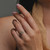 Eugenie Grande Oval Champagne Diamond Ring, Art Echo - By tf, tomfoolery
