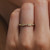 Unity Bar Diamond Half Eternity Ring, Diamonds - By tf, tomfoolery