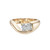 Radiant Curved Lab Diamond Ring, Diamonds - By tf, tomfoolery