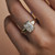 Cushion Cut Lab Diamond Signet Ring, Diamonds - By tf, tomfoolery
