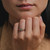 Oval Step Cut Lab Diamond Signet Ring, Diamonds - By tf, tomfoolery