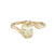 Oval Champagne Diamond Split Thessa Ring, Thessa - By tf, tomfoolery