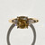 TRIO Natural Champagne Diamond Three Stone Ring, Infinite - By tf, tomfoolery