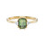 TRIO Octagon Green Sapphire & Diamond Ring, Infinite - By tf, tomfoolery