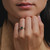 TRIO Octagon Green Sapphire & Diamond Ring, Infinite - By tf, tomfoolery