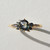 Cluster Oval Teal Sapphire & Diamond Ring
