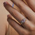 Cluster Blush Sapphire & Champagne Diamond Ring, Infinite - By tf, tomfoolery