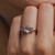 Cluster Blush Sapphire & Champagne Diamond Ring, Infinite - By tf, tomfoolery