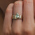 tf Exclusive One-Of-A-Kind Pear Mint Green Sapphire Monolith Ring, WWAKE, tomfoolery