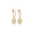 Felix Zircon Drop Hoop Earrings, Louise Hendricks Paris, tomfoolery