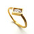 Position Tilted Marquise White Diamond Ring, Januka, tomfoolery London