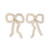 White Bow Earrings, Beatriz Palacios, tomfoolery