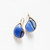 Glass Teardrop Earrings Royal Blue, Loulou de la Falaise, tomfoolery