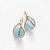 Glass Teardrop Earrings Aqua, Loulou de la Falaise, tomfoolery