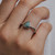 Triangular Boulder Opal Ring, OPAL, tomfoolery