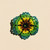 Large Beaded Waterlily Ring, Ginie et Lolotte, tomfoolery