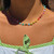 Beaded Rainbow Daisy Necklace, Ginie et Lolotte, tomfoolery