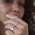 Rondelle Tapered Gemstone Ring, metier by tomfoolery, tomfoolery