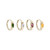 Rondelle Gemstone Clicker Hoop, metier by tomfoolery, tomfoolery