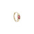 Rondelle Gemstone Clicker Hoop, metier by tomfoolery, tomfoolery