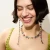 Mini Spangle Earrings in Aurora Fang, Vesper Obscura, tomfoolery