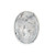 Oval Colossus Ring in Striated Crystal, Vesper Obscura, tomfoolery