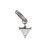 Escher Striated Crystal Ear Cuff, Vesper Obscura, tomfoolery