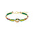 N° 993 Macrame Silk Bracelet Yellow, Marie Laure Chamorel, tomfoolery