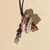 Paracord Charm Necklace Black