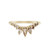 One-Of-A-Kind Champagne Diamond Tiara Ring, Ceremonial - By tf, tomfoolery