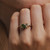 Cluster Autumn Sapphire & Champagne Diamond Ring, Infinite - By tf, tomfoolery