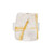 Square Silver & Gold Textured Asymmetric Ring, Eva Stone, tomfoolery