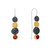 Daisy Polka Dot Pink Tourmaline Drop Earrings, Eva Stone, tomfoolery
