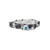 Blue Topaz Faceted Silver Ring, Eva Stone, tomfoolery