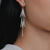 Tapered Rice Link Chandelier Earrings, Heather Guidero, tomfoolery
