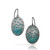Medium Pixelated Turquoise Earrings, Heather Guidero, tomfoolery
