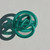 Brilliant Zig Ring in Transparent Green, Samuel Coraux, tomfoolery