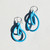 New York Drop Earrings in Turquoise, Samuel Coraux, tomfoolery