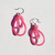 New York Drop Earrings in Transparent Pink, Samuel Coraux, tomfoolery